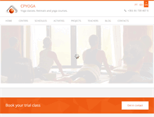 Tablet Screenshot of cpyoga.com